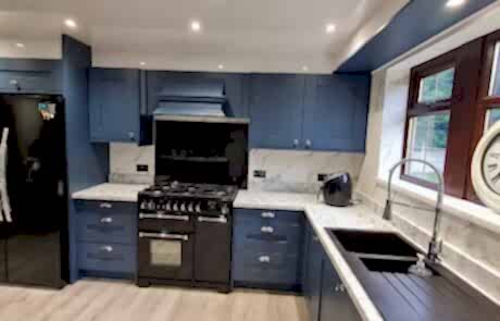 blue kitchen design 1
