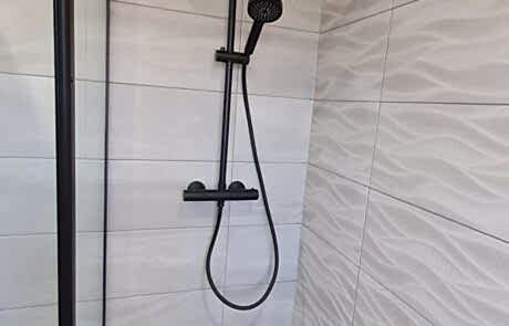 new bathroom with shower seat 10