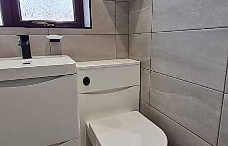 new bathroom with shower seat 5